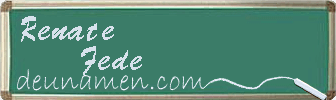 Renate Fede Visitenkarte